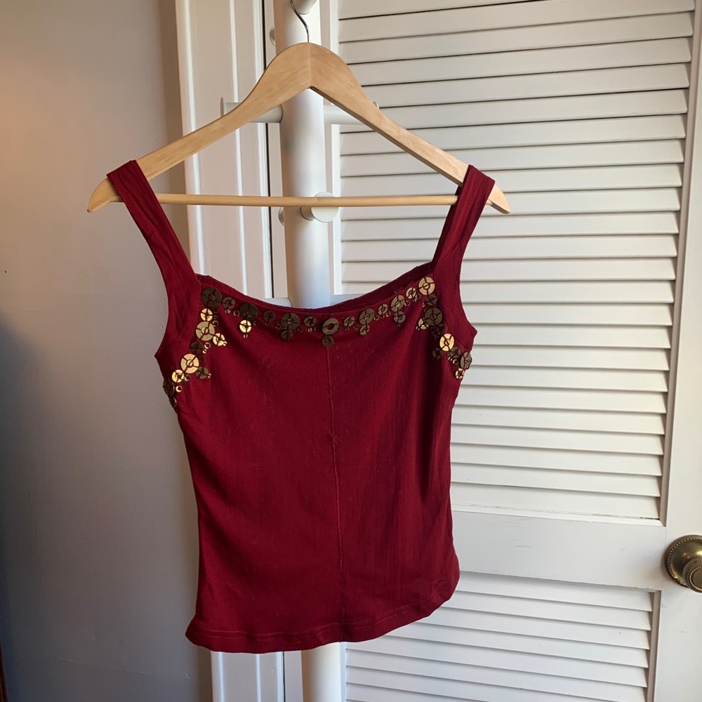 Rockys- Red Ornate Camisole Tank